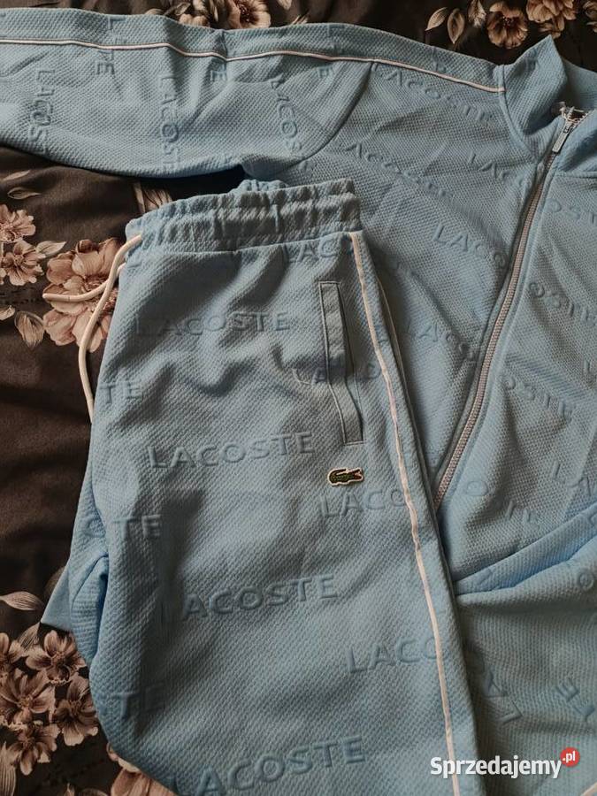 Komplet dresowy Lacoste Tracksuit błękitny Białystok