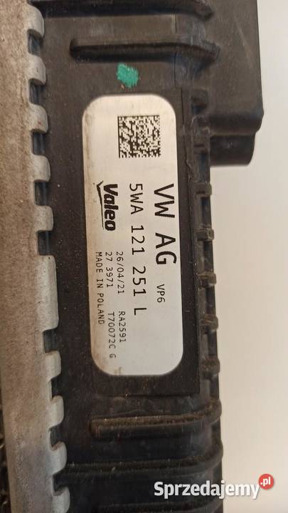 AUDI A3 8Y CHŁODNICA WODY 5WA121251L