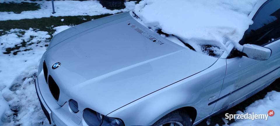 Bmw e46 compakt maska przód oryginał IDEALNA części blacharskie łódzkie Aleksandrów Łódzki sprzedam