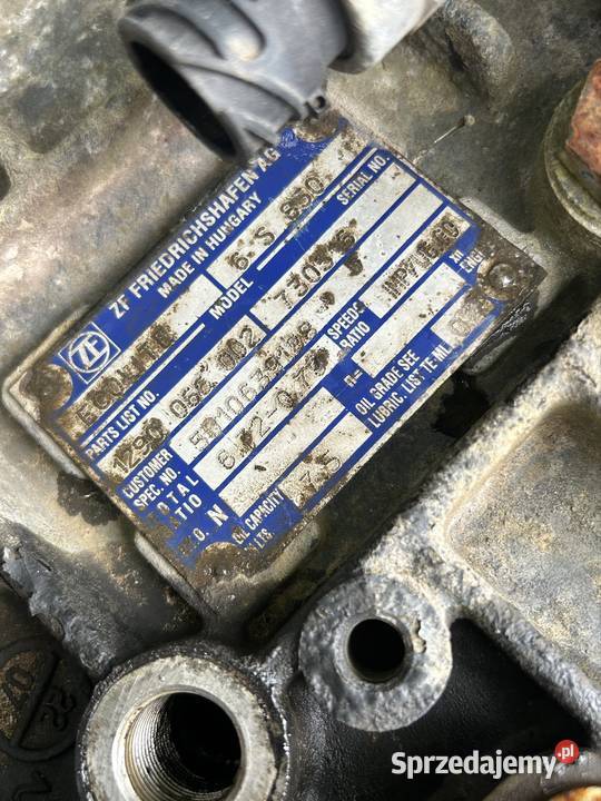 Skrzynia biegów ECOLITE 6S850 Łaskarzew