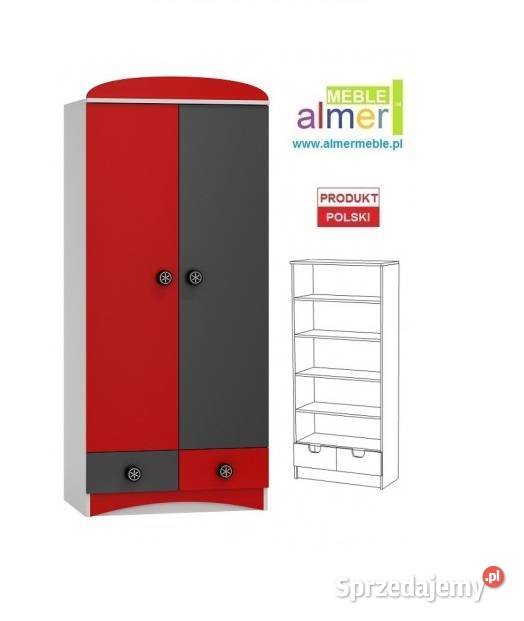 SUPER CAR N25 szafa dziecięca 80x53 w190 lubuskie Gubin sprzedam