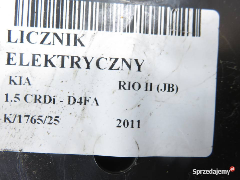 LICZNIK KIA RIO II 15 CRDi 940091G570 sprzedam