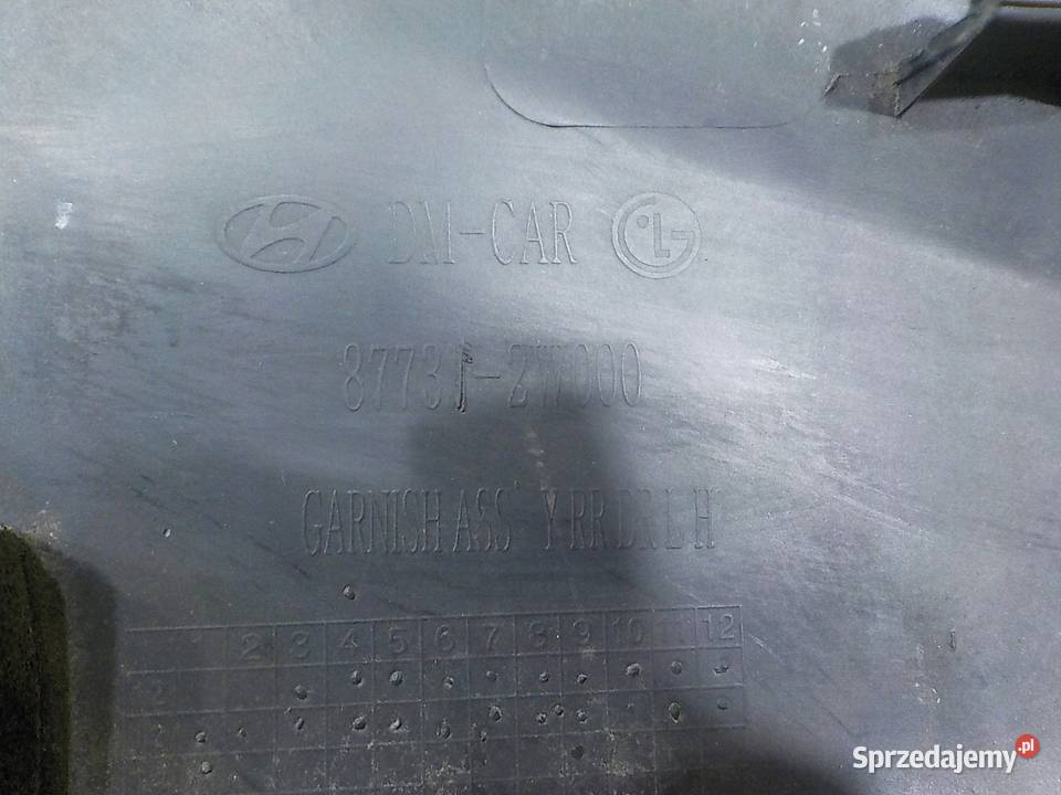 SANTA FE III 22 CRDI AUT 14r 5D listwa drzwi Suków