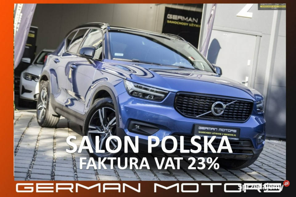 Volvo XC 40 R Design Blisy LEDY Harman Kardon lakier metallic Dębogórze