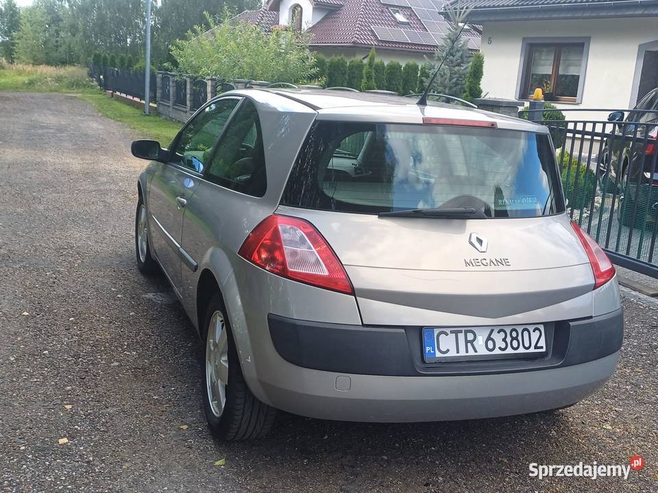 RENAULT MEGANE 2 16 16v NISKI PRZEBIEG kujawsko-pomorskie Czernikowo