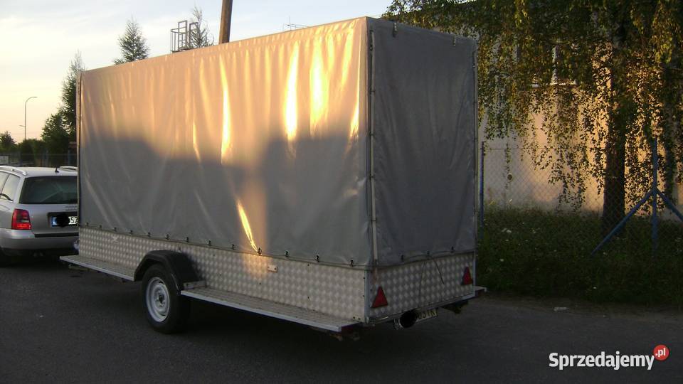Przyczepka przyczepa 420x130 z hamulcem plandeka Radomsko