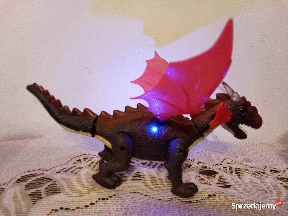 Smok ruchomy świecący i wydający dźwięk Pozostałe Warszawa