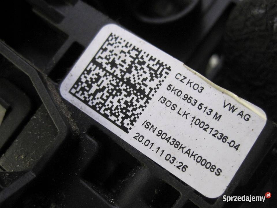 VW GOLF VI 10r przełącznik zespolony 5K0953507BC Kielce