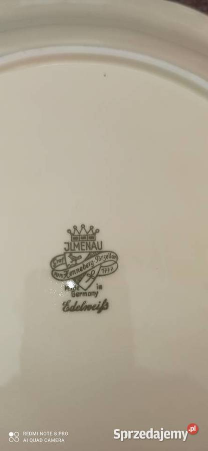 Paterka w kolorze ecru Ilmenau Made in Germany pomorskie Gdańsk