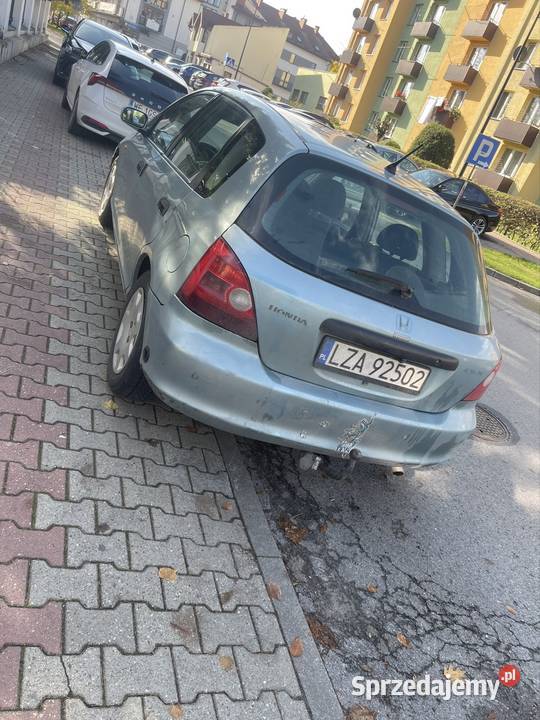 Honda civic 16 Gaz długie opłaty wyposażona manualna Biłgoraj