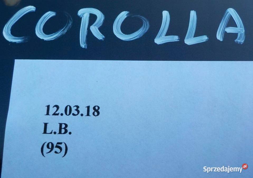 DRZWI LEWE LEWY TYŁ TOYOTA COROLLA E12 Nowy Tomyśl