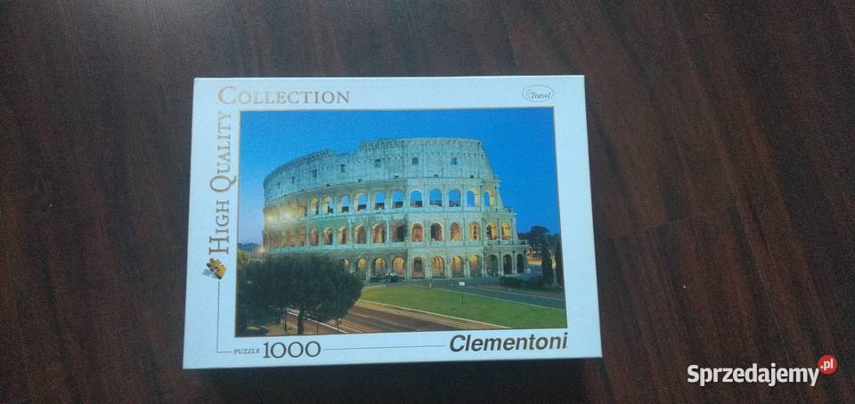 Puzzle ułożone 1000 elementów Papier Puzzle śląskie Piekary Śląskie