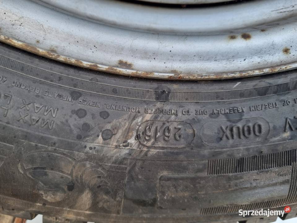 VW Transporter KOŁO ZAPASOWE Zapas felga 20565