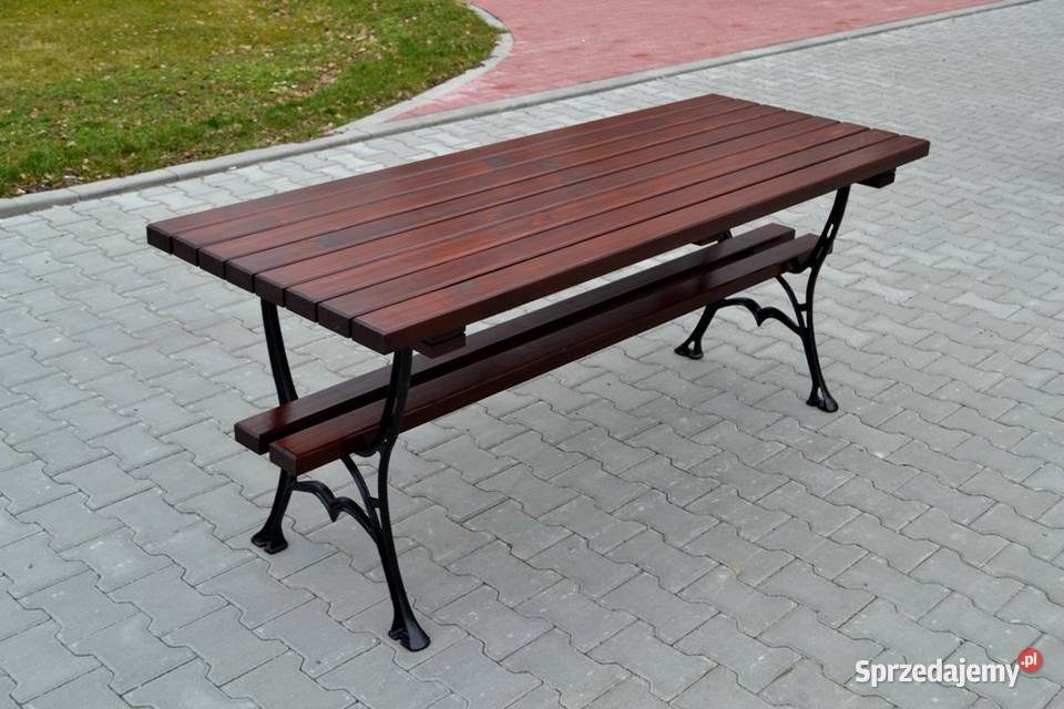 Stół ogrodowy kawowy tarasowy W050 żeliwny Wągrowiec