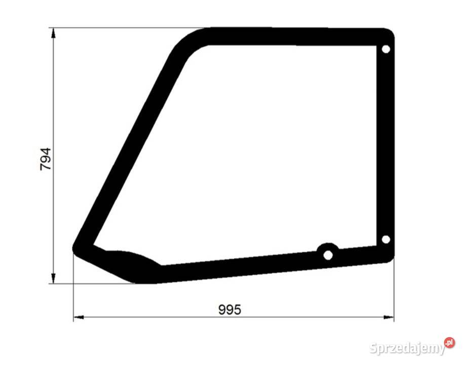 Szyba drzwi górnych Bobcat ładowarki Września