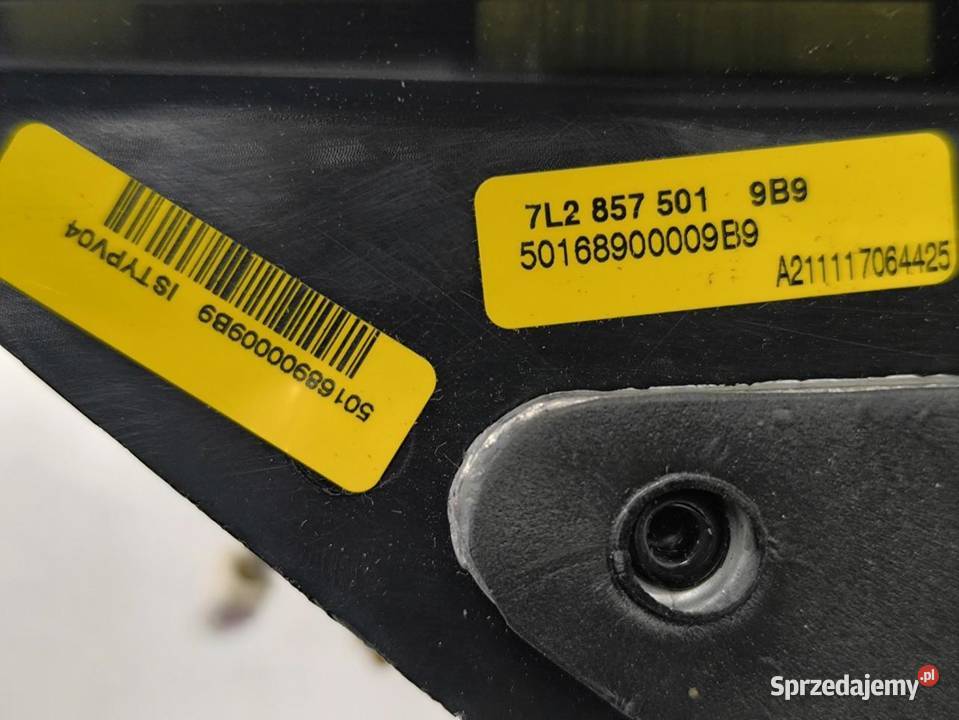 LUSTERKO LEWE PRZÓD 5PIN ANTENA EUROPA VW T5