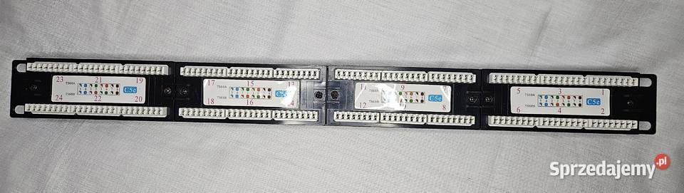 ALAN Technologie patch panel 24 porty kat 5E Chełm