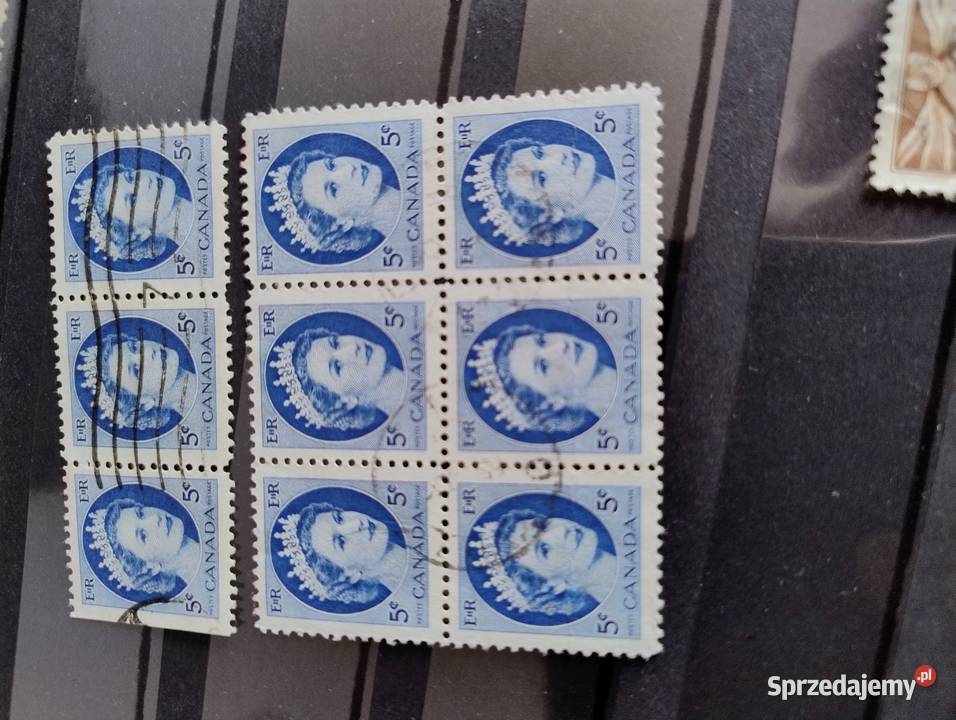 Znaczki Canada 5 centów Gdynia