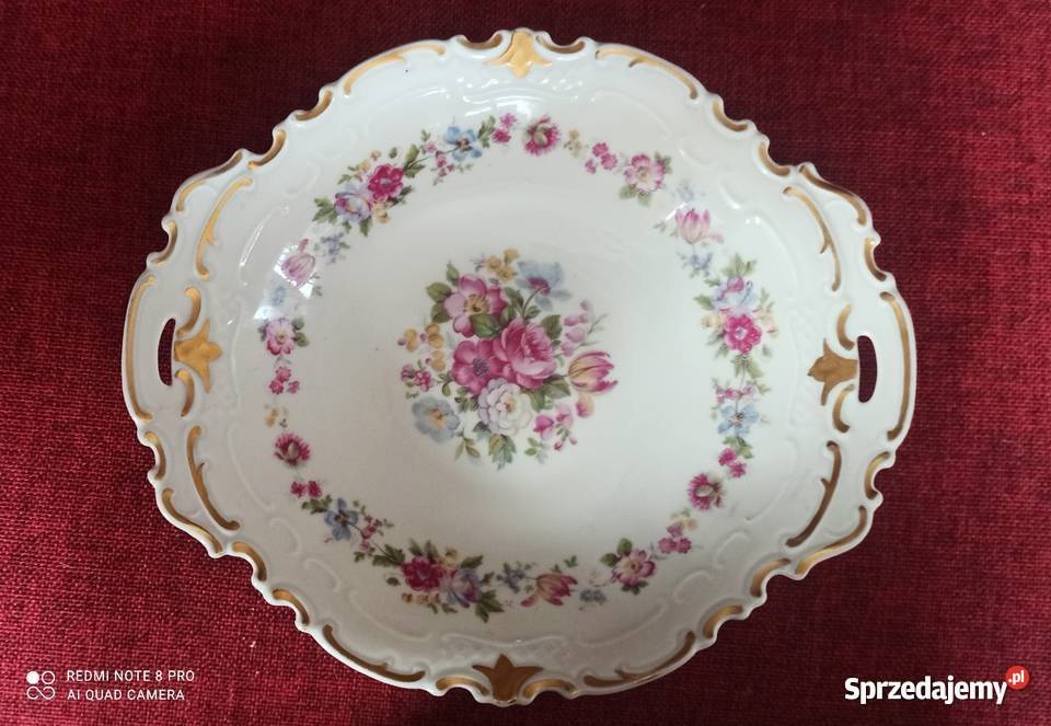 Patera Syg Reichenbach Bukiet kwiatów w lustrze sprzedam