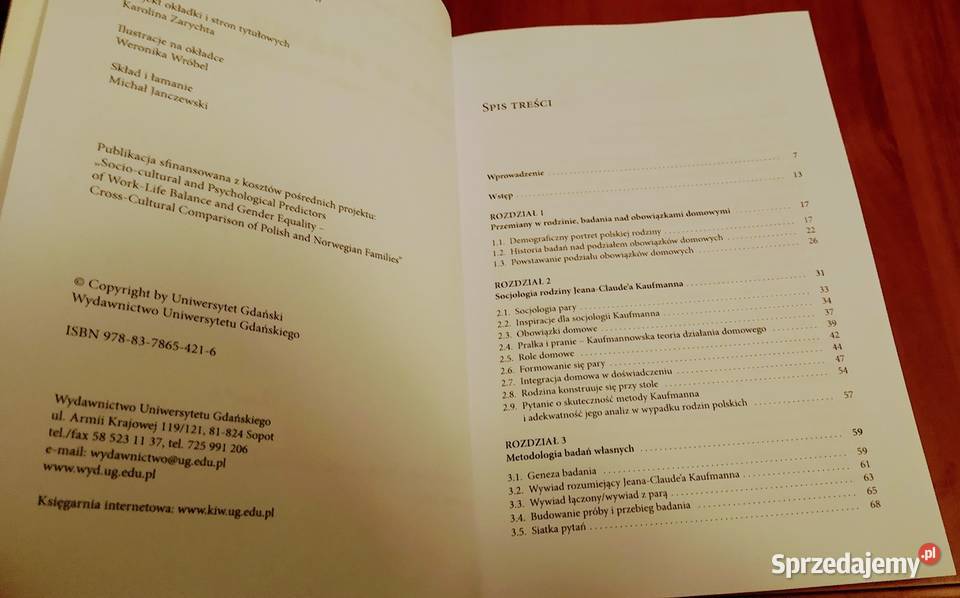 Para w praniu codzienność partnerstwo obowiązki Rok wydania 2016 Gdańsk