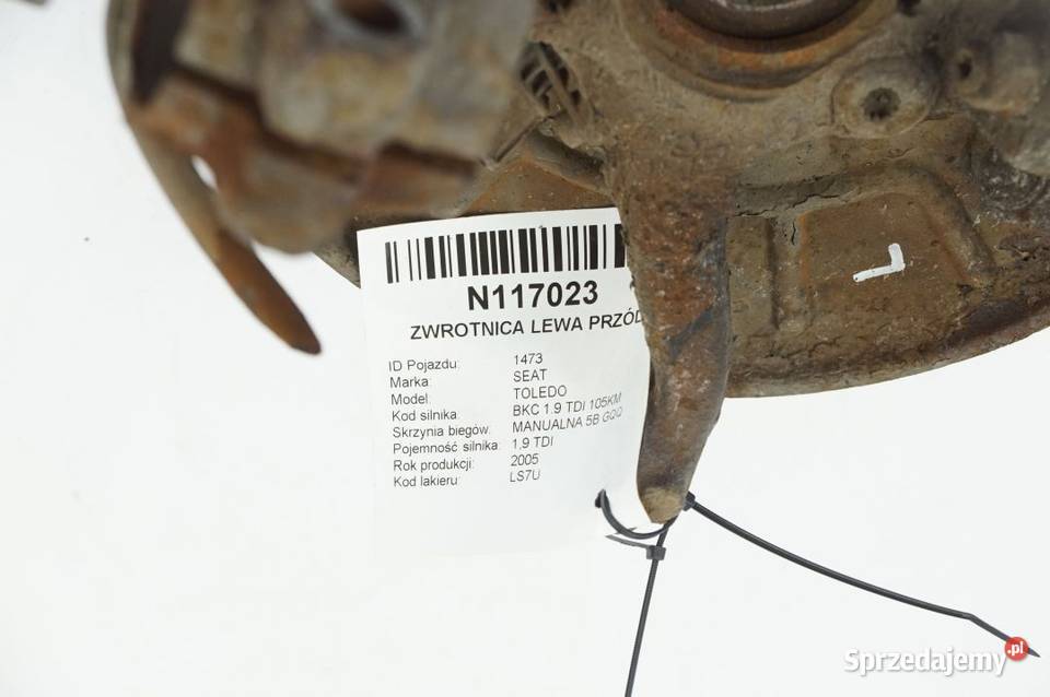 TOLEDO III ZWROTNICA LEWA PRZÓD kujawsko-pomorskie