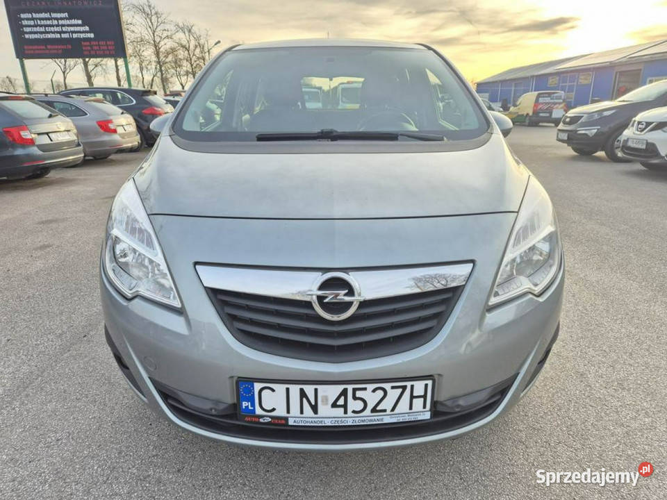 Opel Meriva 14 16v 100 Serwisie II 2010 kurtyny powietrzne Gniewkowo sprzedam