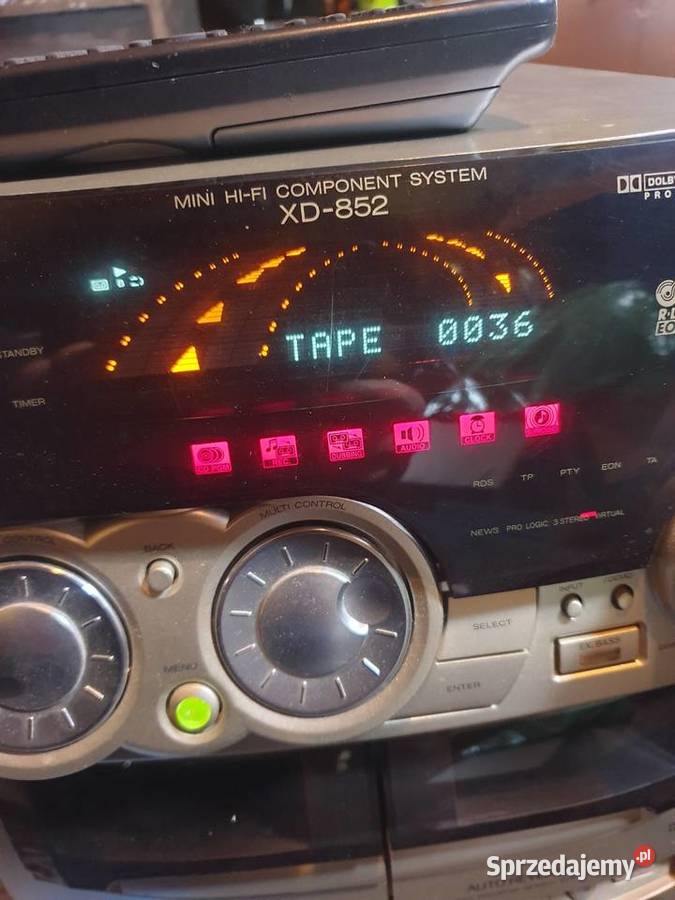 Kenwood wieża z pilotem podkarpackie Leżajsk