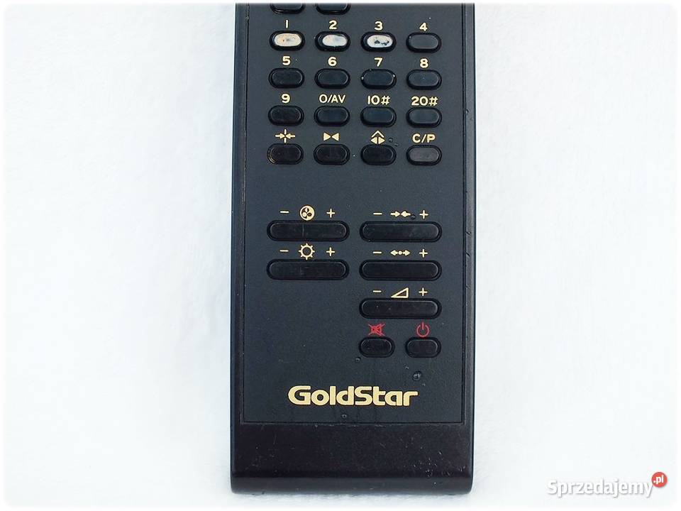 Pilot GOLDSTAR do starszych odbiorników TV z lat Żary