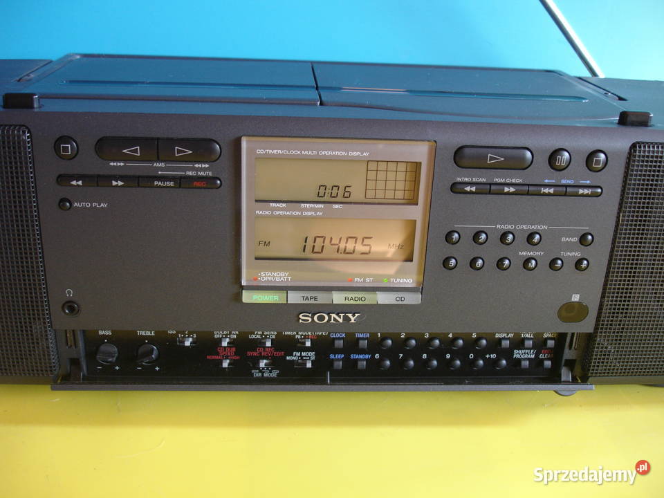 Radiomagnetofon z CD SONY CFDK10 Zielona Góra