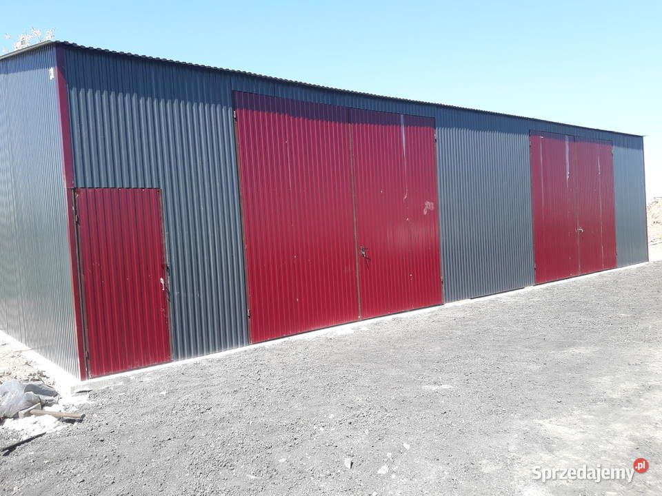 Duży Garaż Blaszany 15x10m Wiata Hala GrzywStal