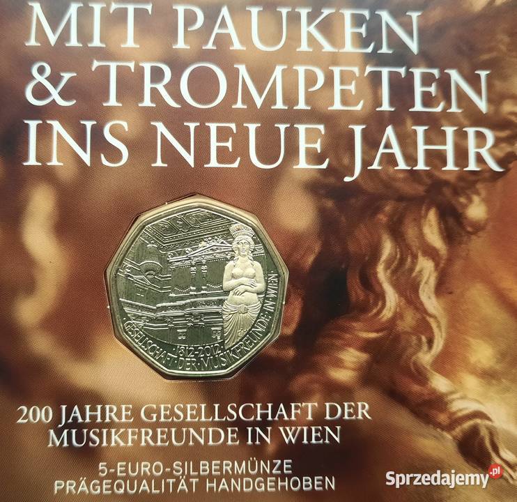 Moneta 5 Euro Austria Ag 2012 I śląskie Gliwice