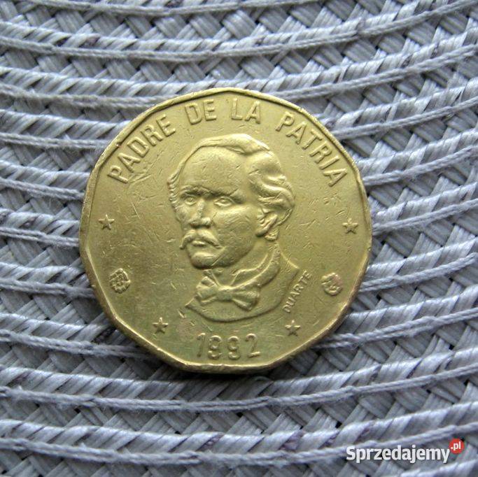 Dominikana 1 Peso 1992r
