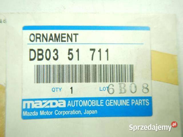 NAKLEJKA NAPIS MAZDA 121 9012 lubelskie
