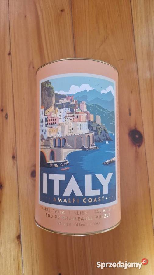 Puzzle w tubie 500 elementów Amalfi Coast Sopot sprzedam