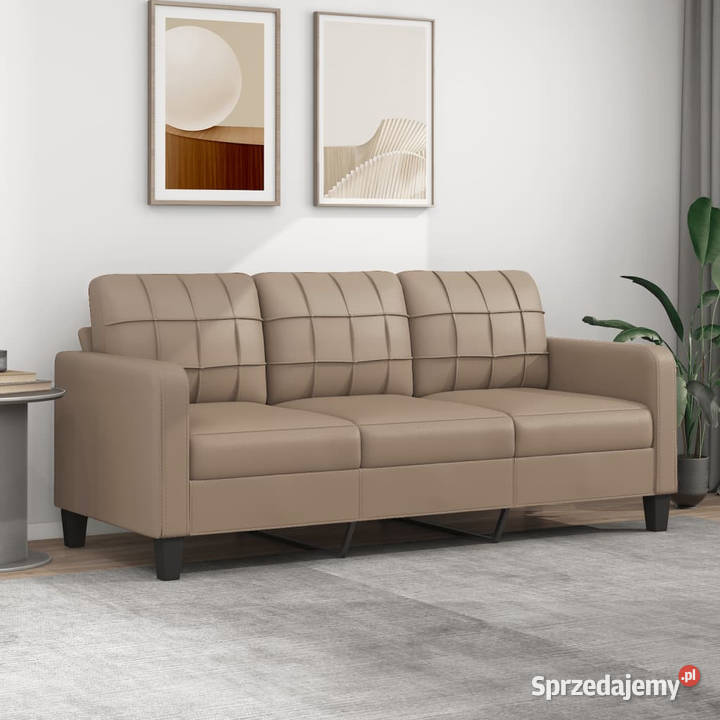 3osobowa sofa cappuccino 180 sztuczna skóra Warszawa