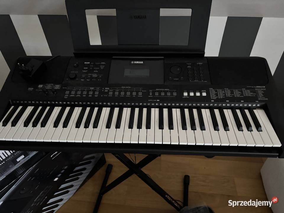 Zestaw Keyboard Yamaha psr E463 stojak Nowy