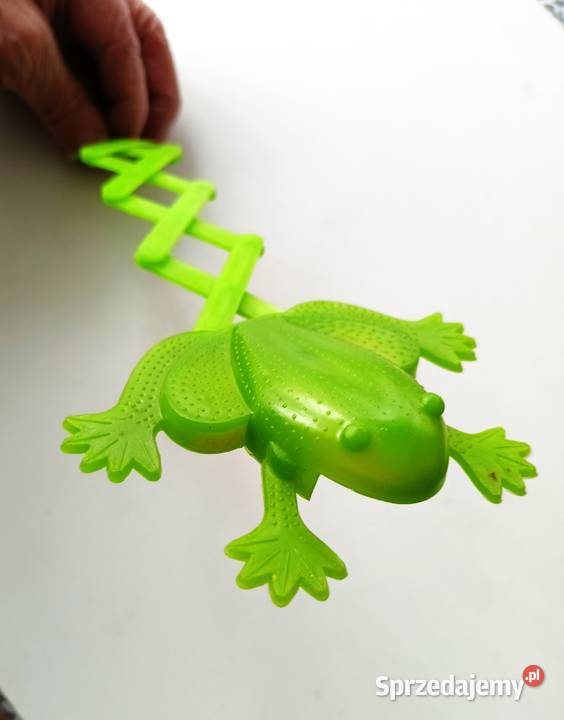 Skacząca żabka z PRLu vintage łódzkie