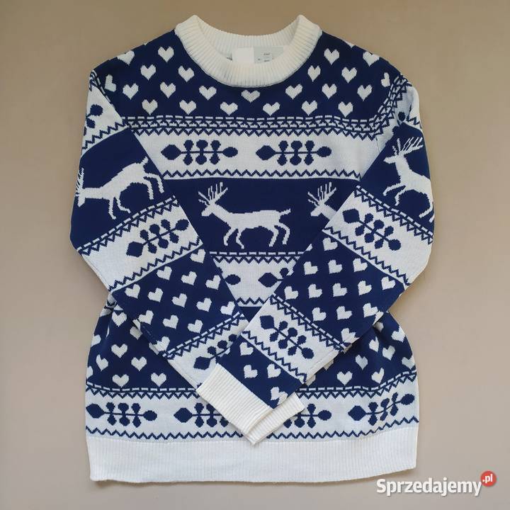 Sweter zimowy M świąteczny Koszalin