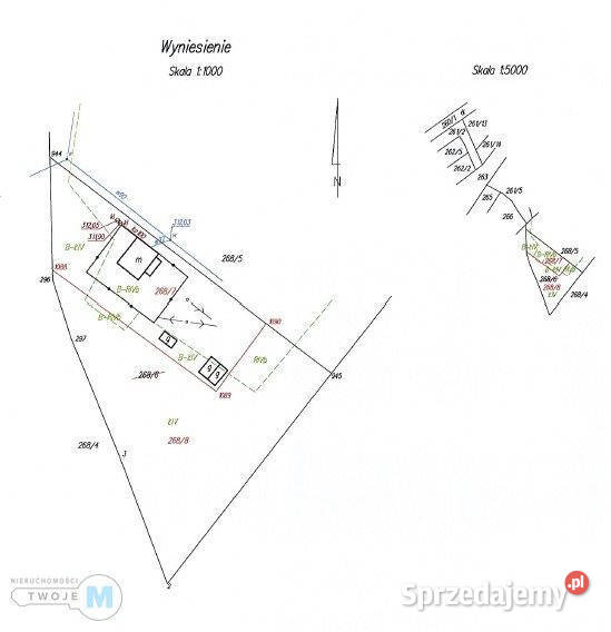 Działka Święta Katarzyna 3060m2 prąd