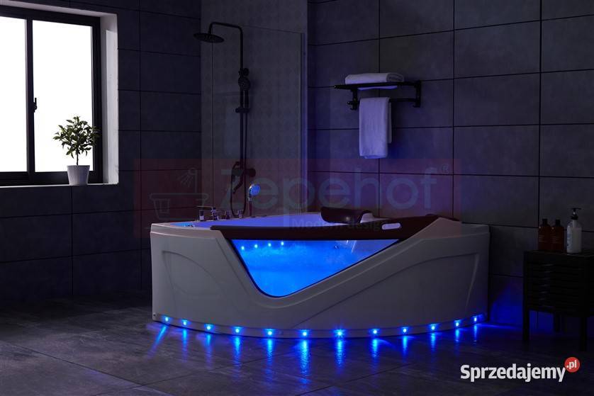 Wanna z hydromasażem LS2250 narożna Grabówka