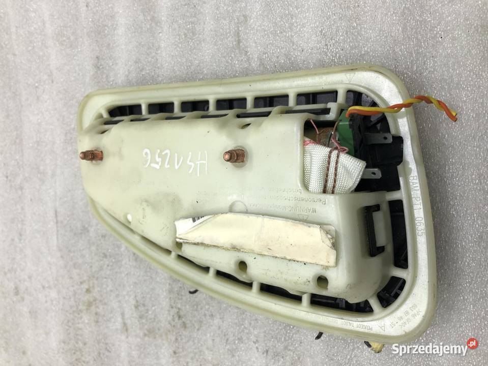 AIRBAG FOTELA PRAWY PRZÓD PEUGEOT 407 96625551ZD