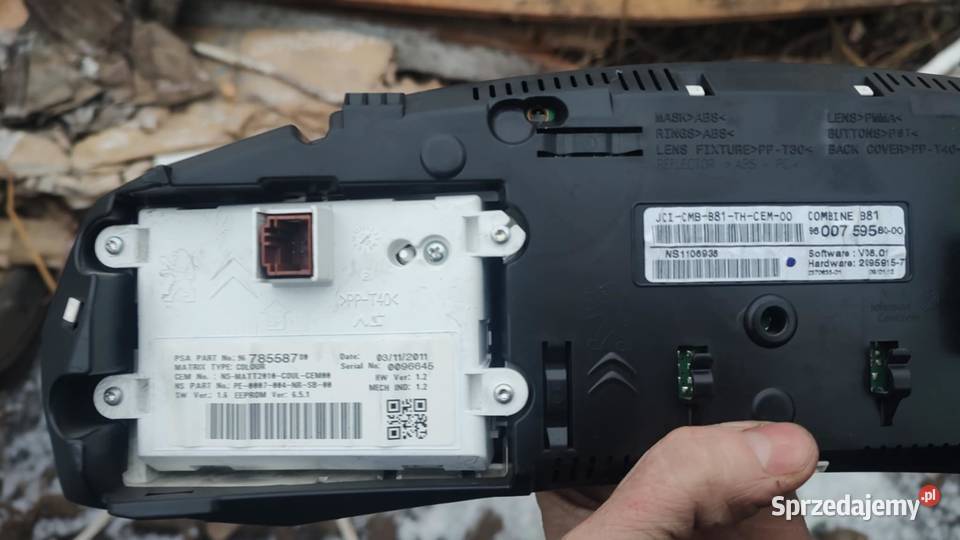 Licznik zegary 9678558780 Citroen DS5 osobowe wielkopolskie Książ Wielkopolski sprzedam