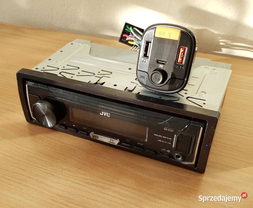 Radio samochodowe JVC KDX151 USB 1 DIN opolskie Kluczbork sprzedam