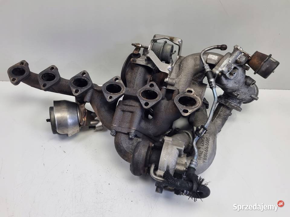 TURBOSPRĘŻARKA BMW E60 E61 30 D turbo BITURBO Silniki i osprzęt Chełm