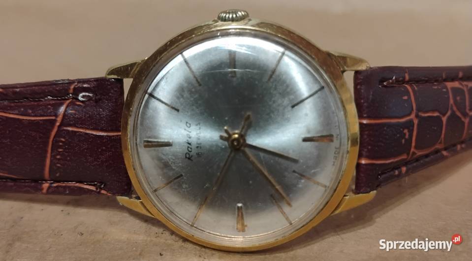 Zegarek Męski Raketa 16 JEWELS pozłacana AU20 Opole