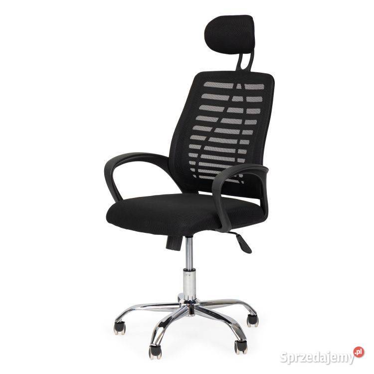 Fotel obrotowy biurowe krzesło zagłówek podlaskie sprzedam