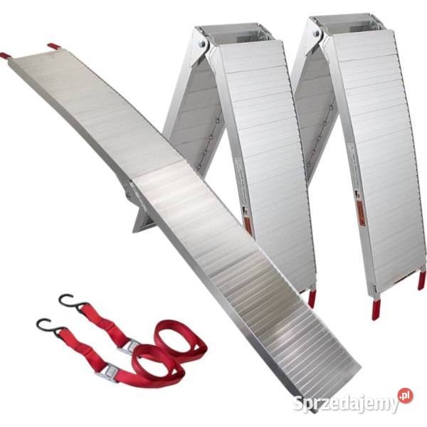 Rampy podjazdowe aluminiowe 205 680 składane Lubań