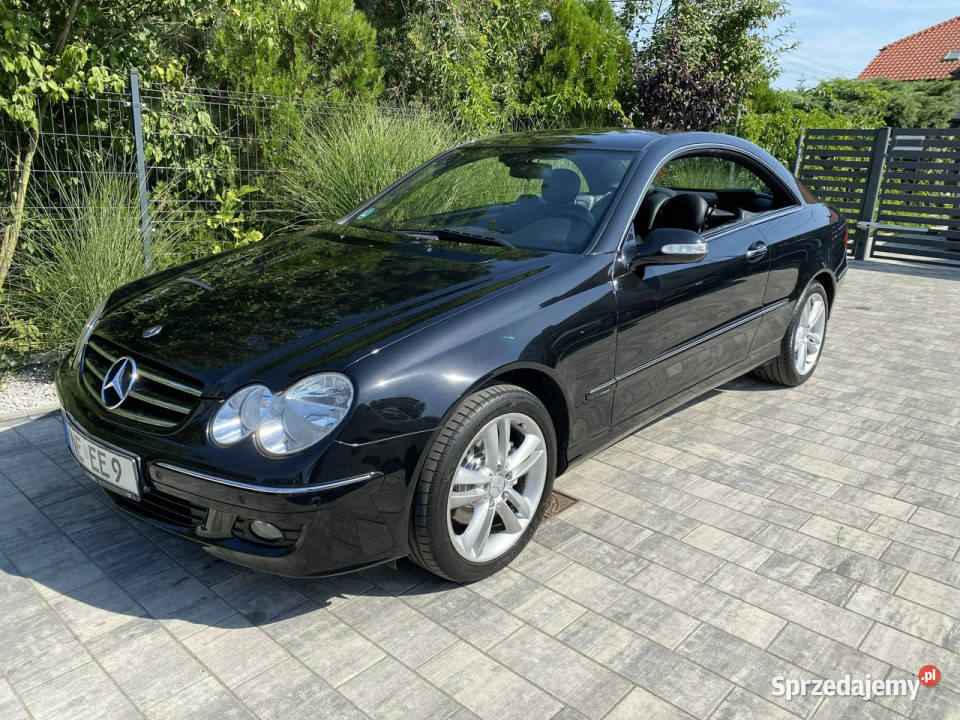 Mercedes CLK 200 zadbana 100 oryginalny przebieg wielofunkcyjna kierownica Mercedes-Benz Poznań