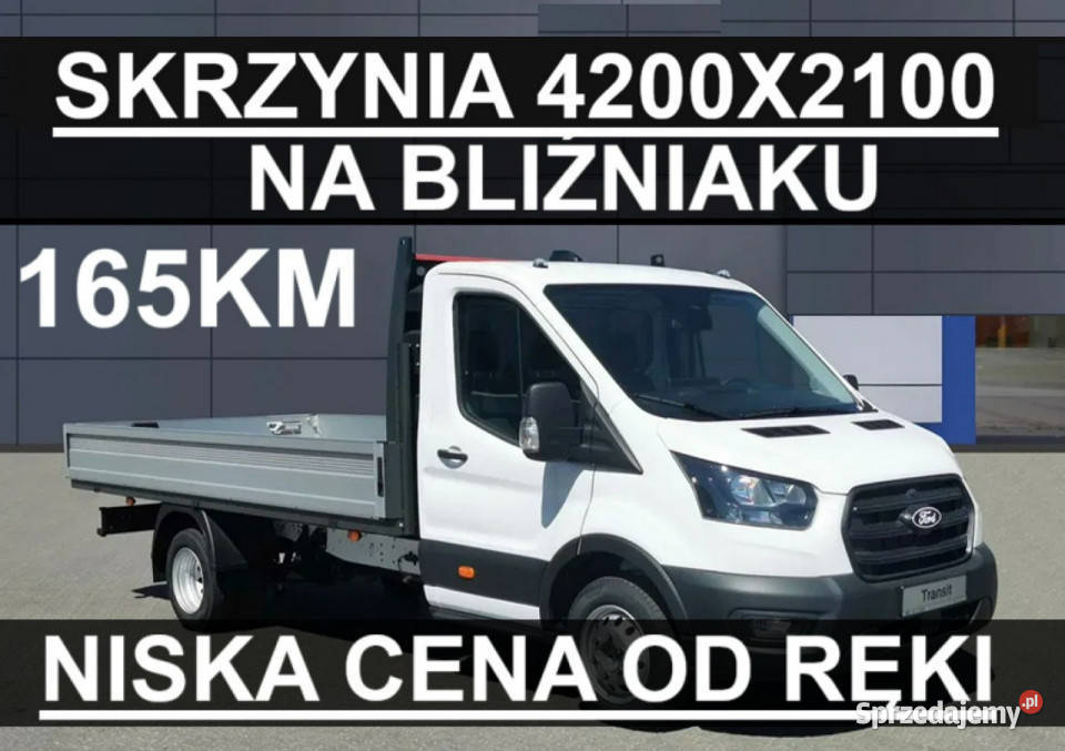 Ford Transit Skrzynia na bliźniaku 4200x2100 165 skrzynia Szczecinek