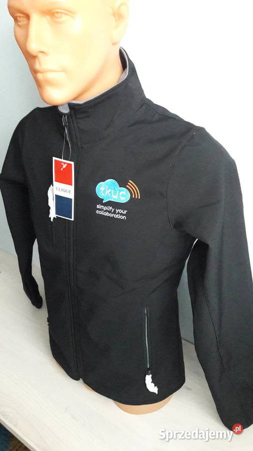 Bluza ocieplana czarna Clique nowa Głuchołazy